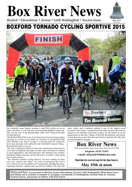 Boxford Tornado Cycling Sportive 2015