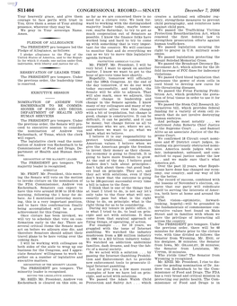 Congressional Record—Senate S11404