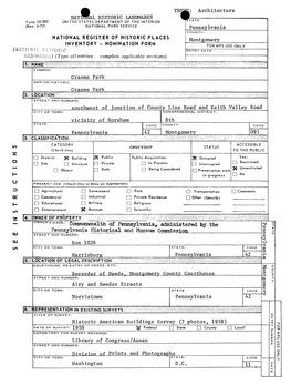 F.AL HISTORIC ENTRY DATE Xdu^Jj.Klaj.-Iiu1.* 1 (Type All Entries - Complete Applicable Sections)