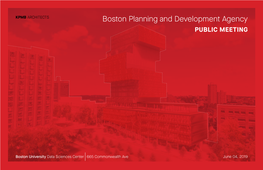 Boston University Data Sciences Center – 665 Commonwealth Avenue