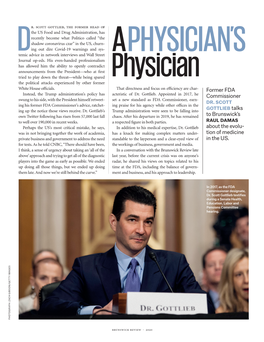 Former FDA Commissioner Dr. Scott Gottlieb Talks To