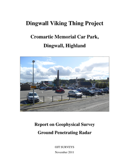 Dingwall Viking Thing Project