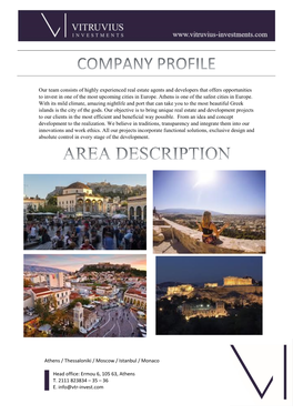 Athens / Thessaloniki / Moscow / Istanbul / Monaco Head Office