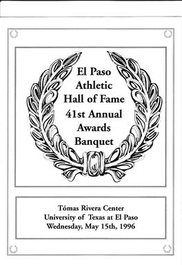 1996 Dinner Program