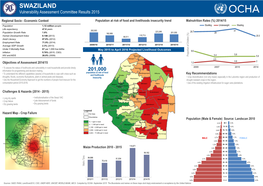 SWAZILAND Vulnerability Assessment Committee Results 2015