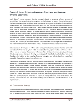 Chapter 3 Native Ecosystem Diversity – Terrestrial and Riparian- Wetland Ecosystems