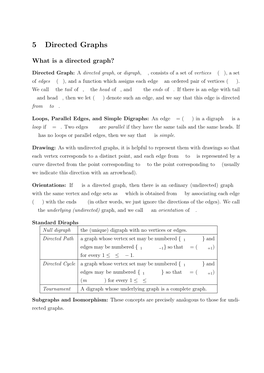 5 Directed Graphs