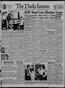 Daily Iowan (Iowa City, Iowa), 1954-03-27