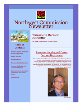 Northwest Commission Newsletter