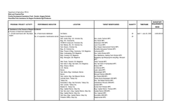 Department of Agriculture, RFU 6 Work and Financial Plan