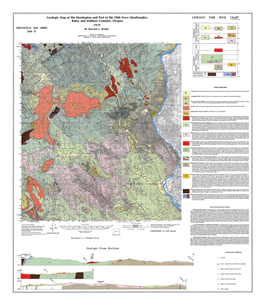 DOGAMI GMS-13, Geologic Map of Huntington and Part of Olds Ferry