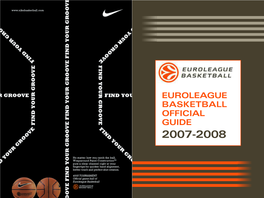 Euroleague Basketball Official Guide 2007-2008 Euroleague Basketball Official Guide 2007-2008