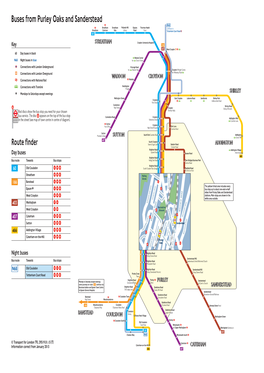 Buses from Purley Oaks and Sanderstead