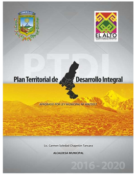 Plan Territorial De Desarrollo Integral