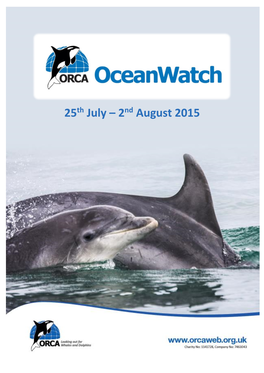 2015 Oceanwatch Report