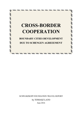 Cross-Border Cooperation