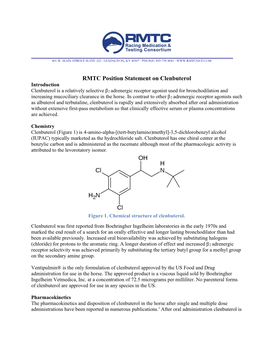 RMTC Position Statement on Clenbuterol