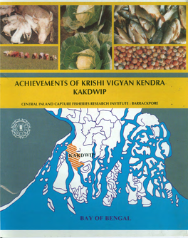 Achievements of Krishi Vigyan Kendra·· Kakdwip