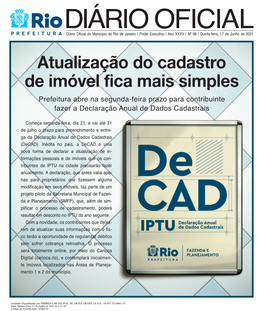 Atualização Do Cadastro De Imóvel Fica Mais Simples Prefeitura Abre Na Segunda-Feira Prazo Para Contribuinte Fazer a Declaração Anual De Dados Cadastrais