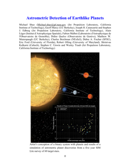 Astrometric Detection of Earth Clones