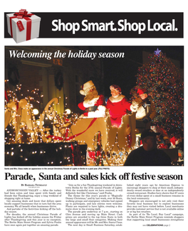 Welcoming the Holiday Season Parade, Santa and Sales Kick Off