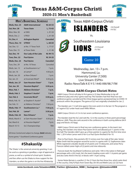 Islanders Lions