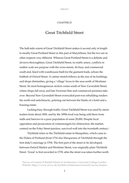 Chapter 23: Great Titchfield Street