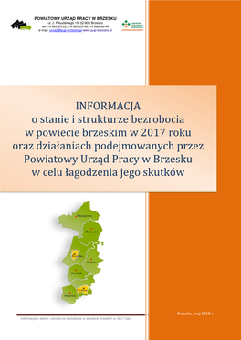 INFORMACJA O Stanie I Strukturze Bezrobocia