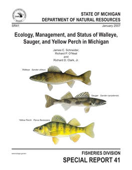 Ecology, Management, and Status of Walleye, Sauger, and Yellow Perch in Michigan