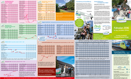 Fahrplan 2016