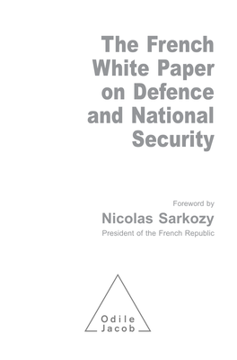 The French White Paper on Defence and National Security