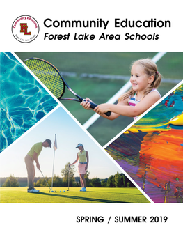 Community Education Forest Lake Area Schools