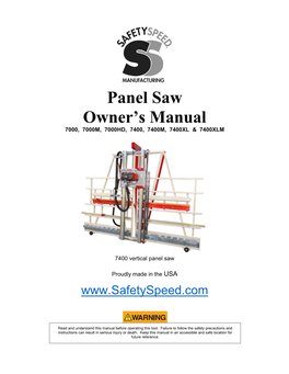 Download the 7000-7400 Owner's Manual