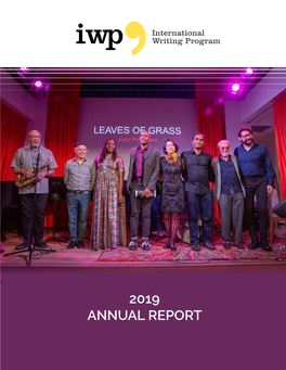 2019 Annual Report Iwp 2019 Iwp 2019