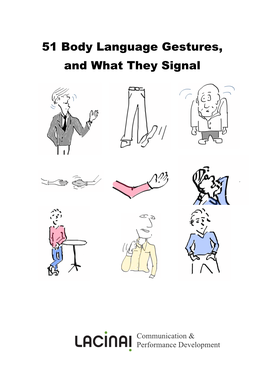 51 Body Language Gestures, and What They Signal
