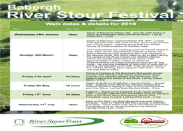 River Stour Festival Walks 2018.Pub