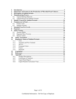 FINAL-Sodium Formate GRAS Notification July 2016