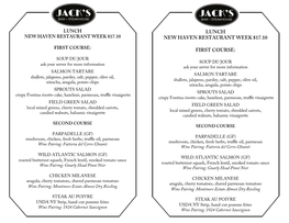 Lunch New Haven Restaurant Week $17.10 First Course