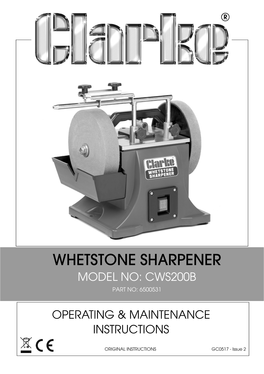 CWS200B Whetstone Grinder.Fm