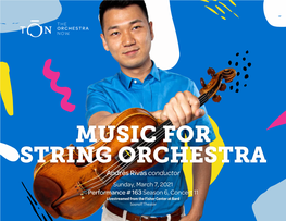 Music for String Orchestra