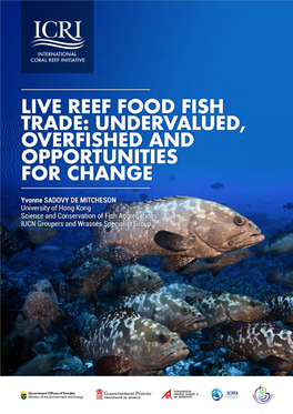 ICRI Live Reef Food Fish Report