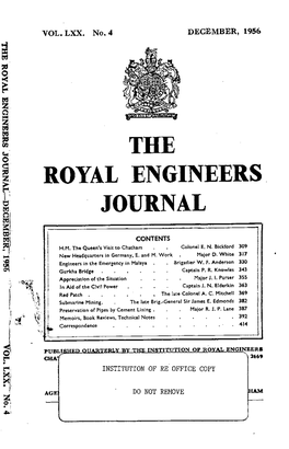 The Royal Engineers Journal