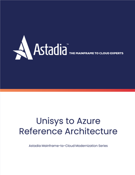 Unisys Mainframe to Microsoft Azure Redesign 03