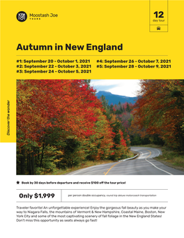 12 Autumn in New England