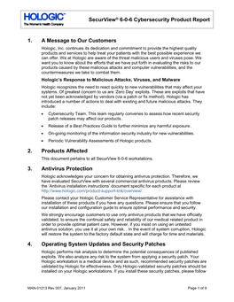Securview 6-0-6 Cybersecurity Product Report