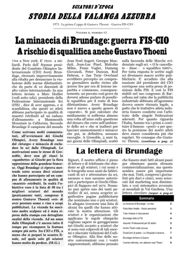 La Lettera Di Brundage