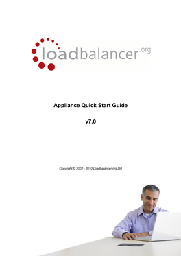 Appliance Quick Start Guide V7.0