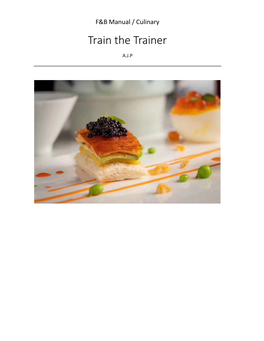 Train the Trainer