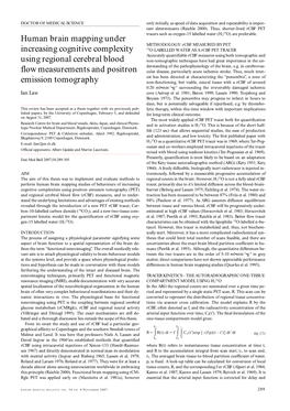 Human Brain Mapping Under Increasing Cognitive Complexity