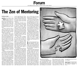 The Zen of Mentoring